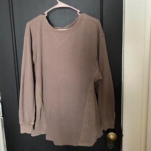 Brown Long Sleeve Shirt